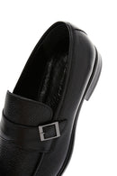 Men's Black Leather Classic Loafer | Derimod