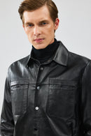 Enzo Men's Black Coat | Derimod