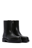 Women's Black Zippered Casual Boots | Derimod