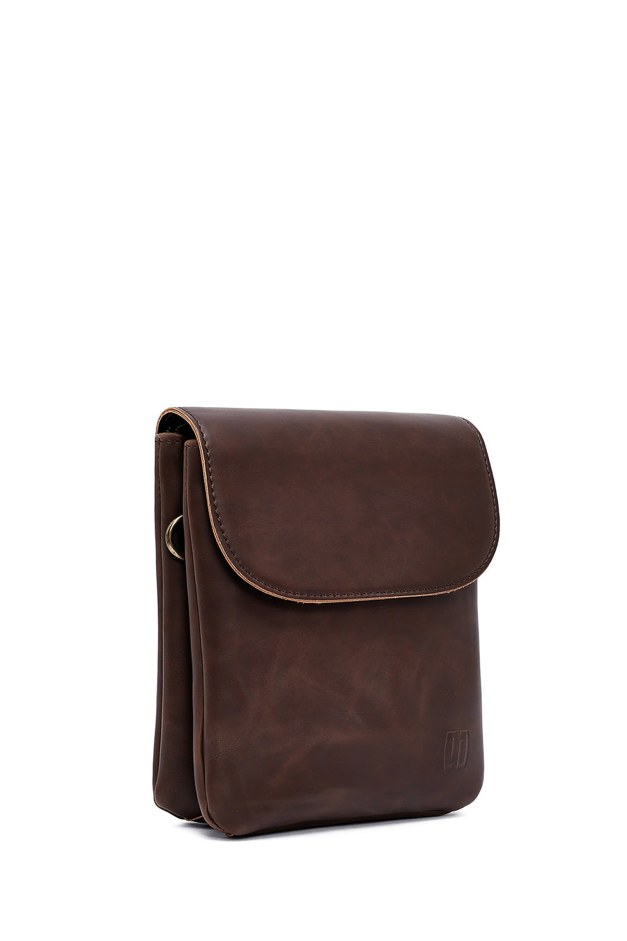 Men's Brown Messenger Bag