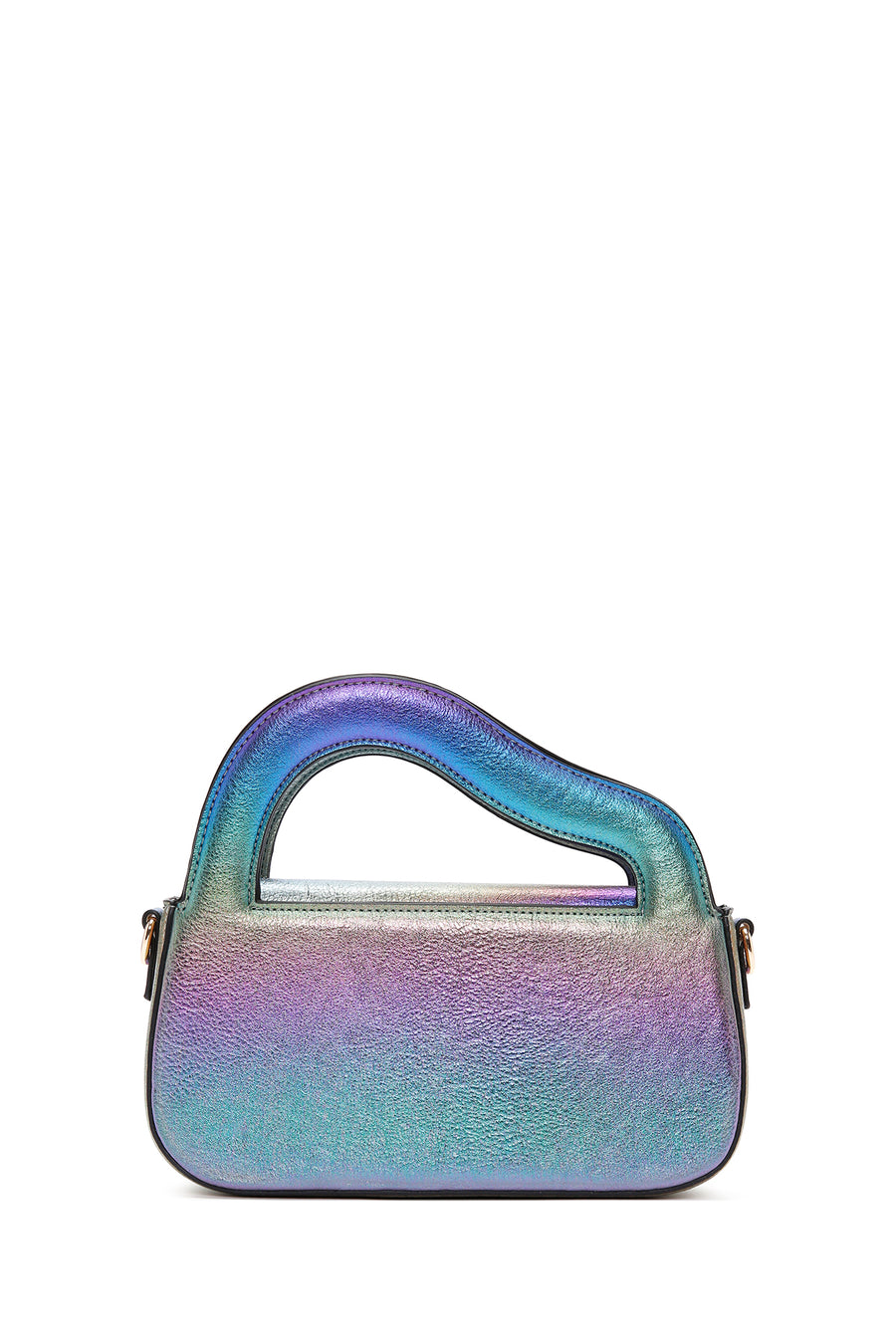 Women's Multicolored Long Strap Metallic Crossbody Bag