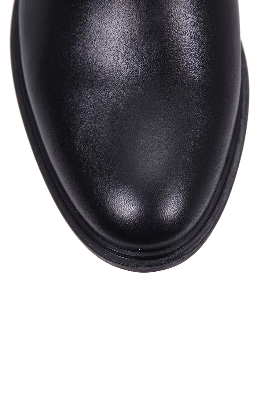 Women's Buckle Leather Boots