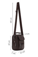 Men's Brown Messenger Bag | Derimod