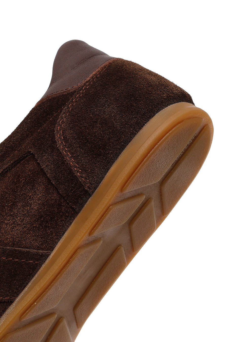 Women's Brown Lace-up Suede Leather Sneaker