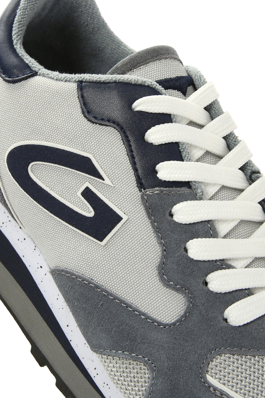 Alberto Guardiani Men's Gray Black Wen Thick Soled Sneaker