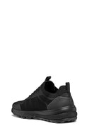 Geox Men's Black Spherica Lace-up Leather Sneaker | Derimod