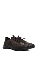 Men's Brown Lace-Up Leather Sneaker | Derimod