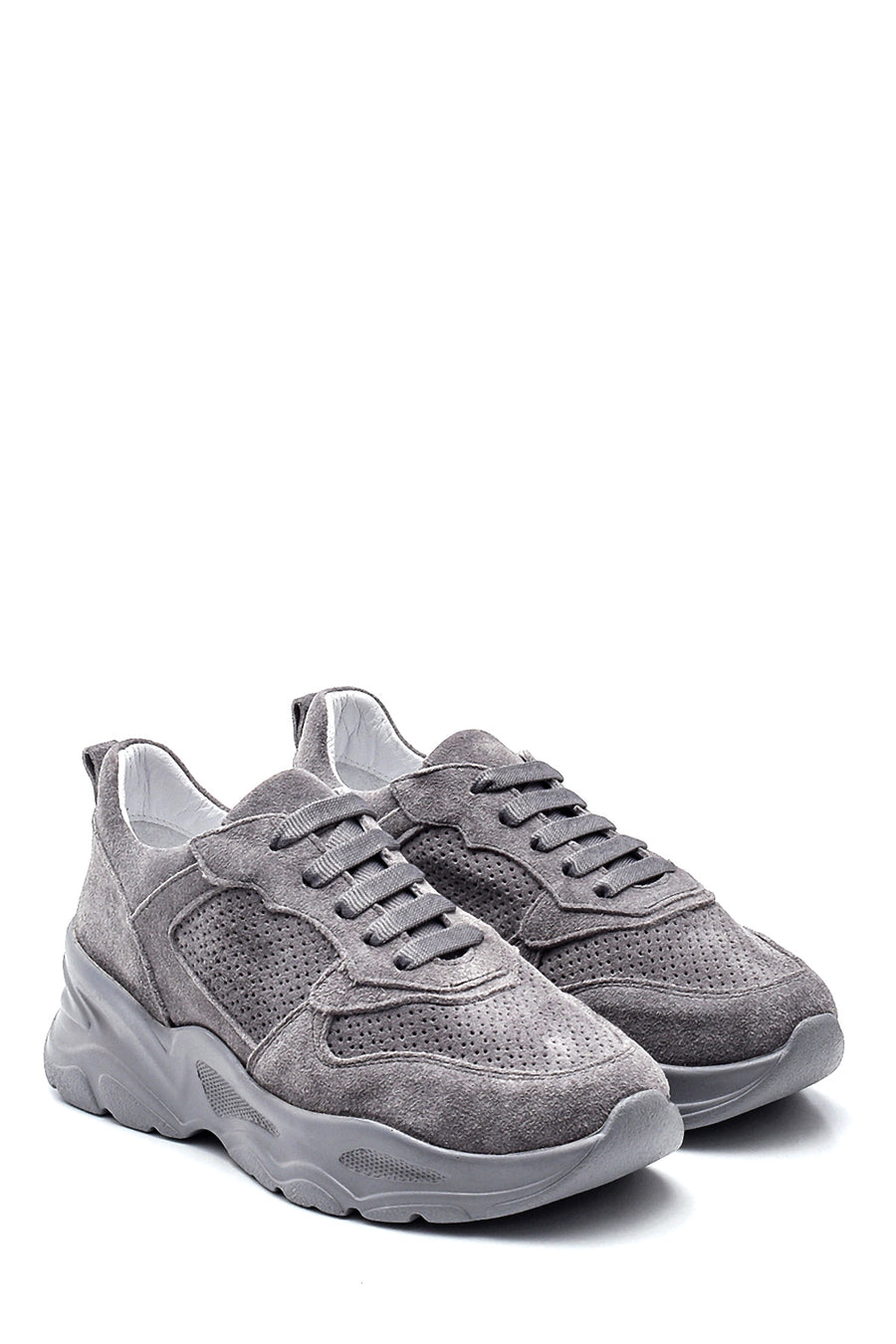 Kadın Deri Süet Sneaker