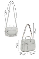 Women's Gray Long Strap Crossbody Bag | Derimod