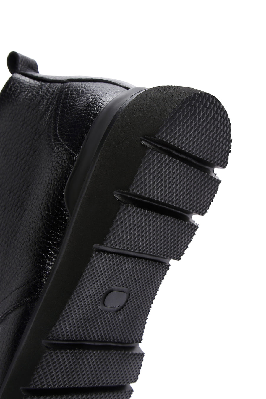 Men's Black Leather Casual Boots