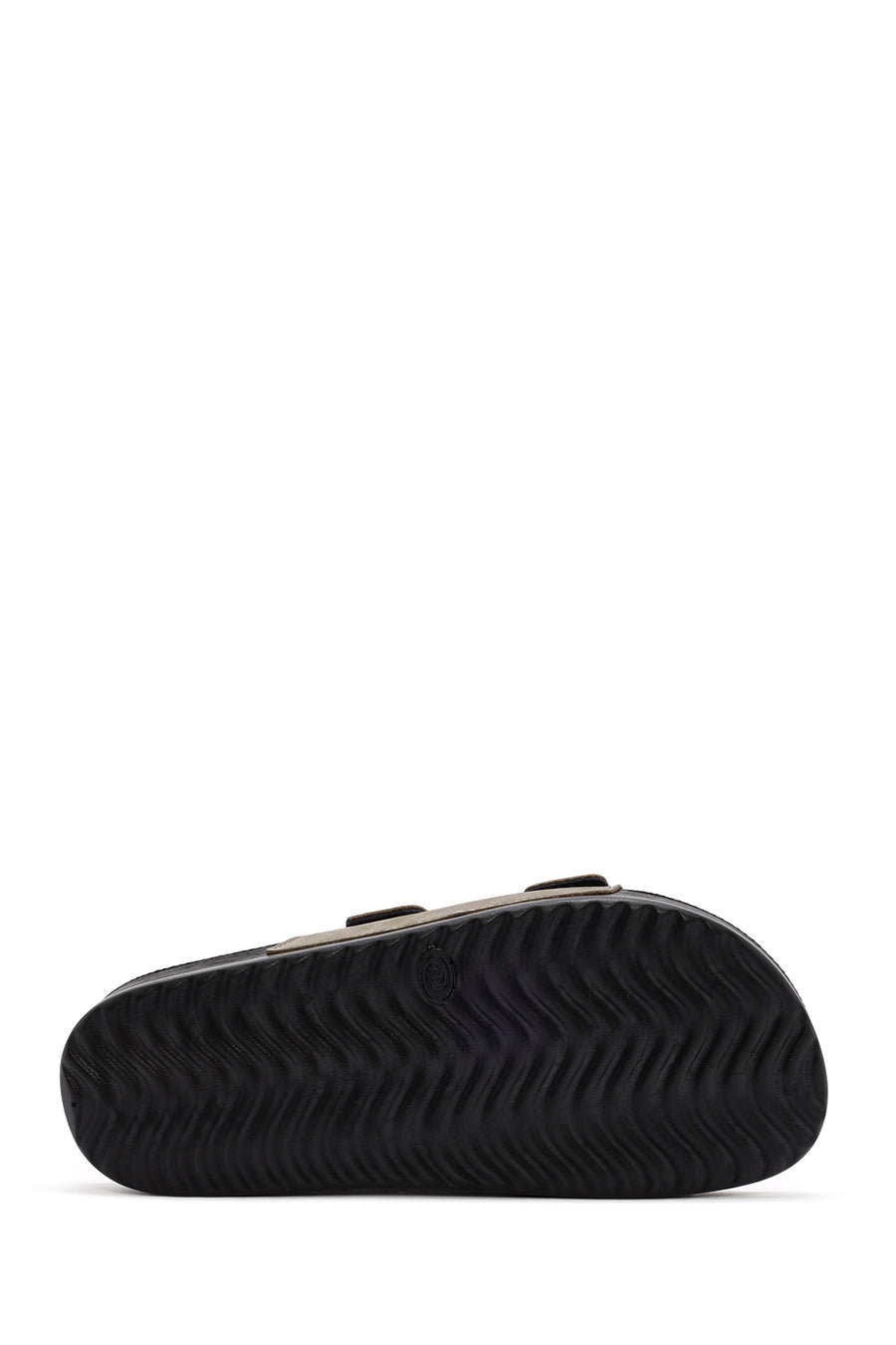 Men's Mink Double Buckle Suede Leather Slippers