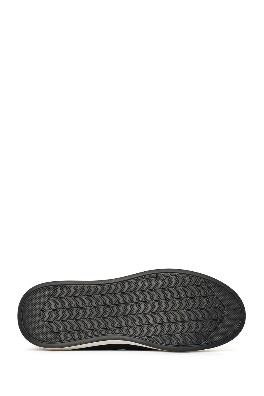 Men's Black Leather Casual Loafer