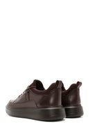 Men's Brown Lace-Up Leather Sneaker | Derimod