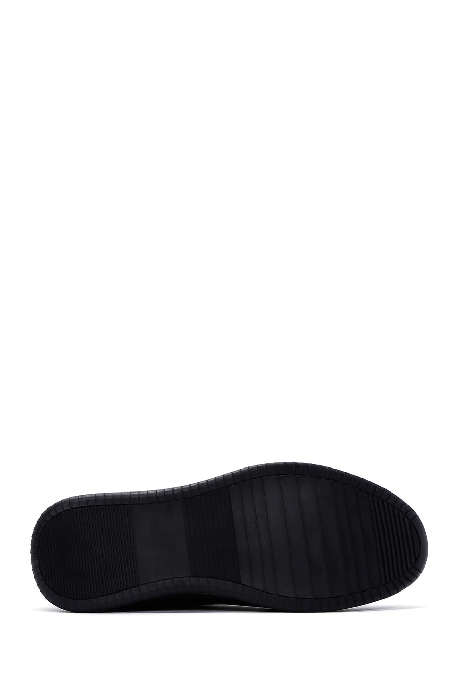 Men's Black Leather Sneaker