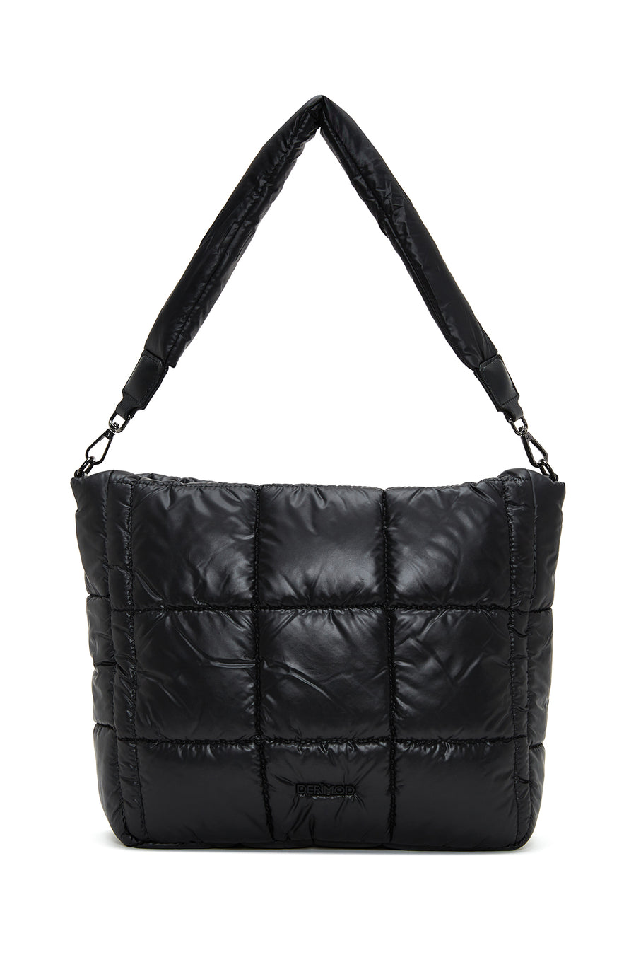 Women's Black Quilted Shoulder Bag