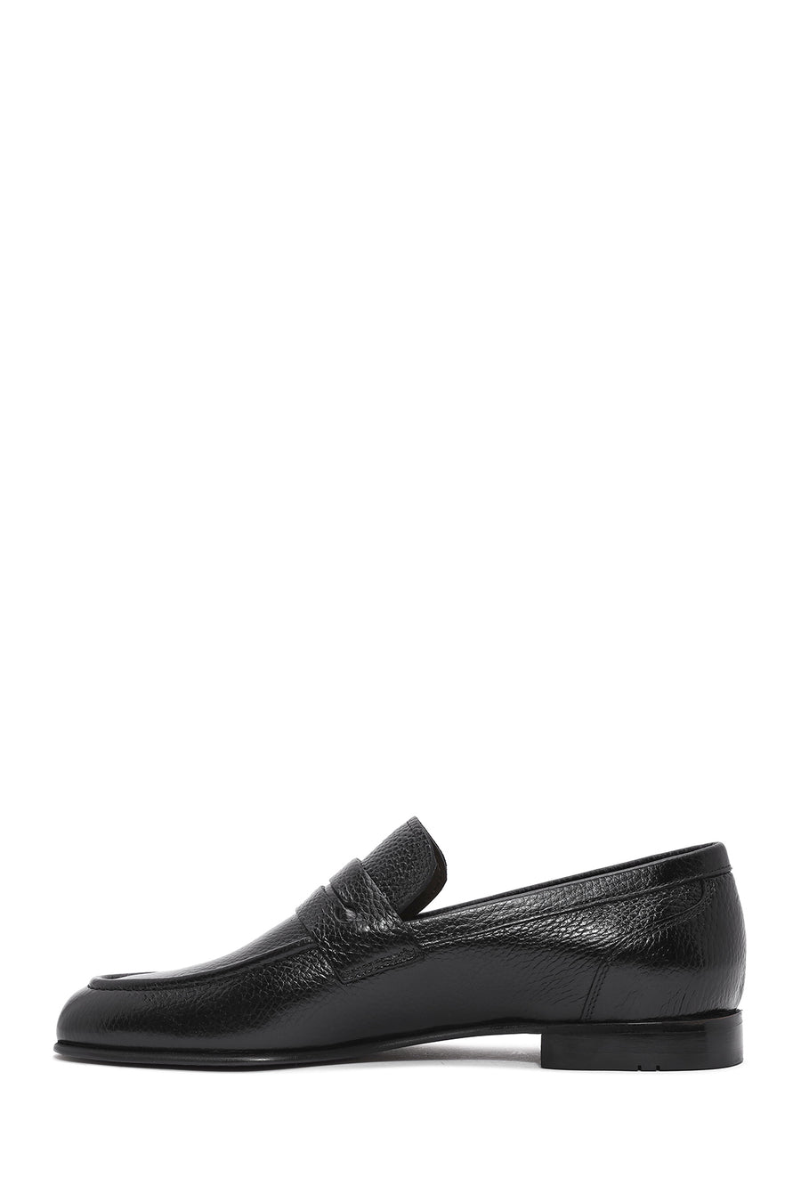 Men's Black Leather Classic Loafer