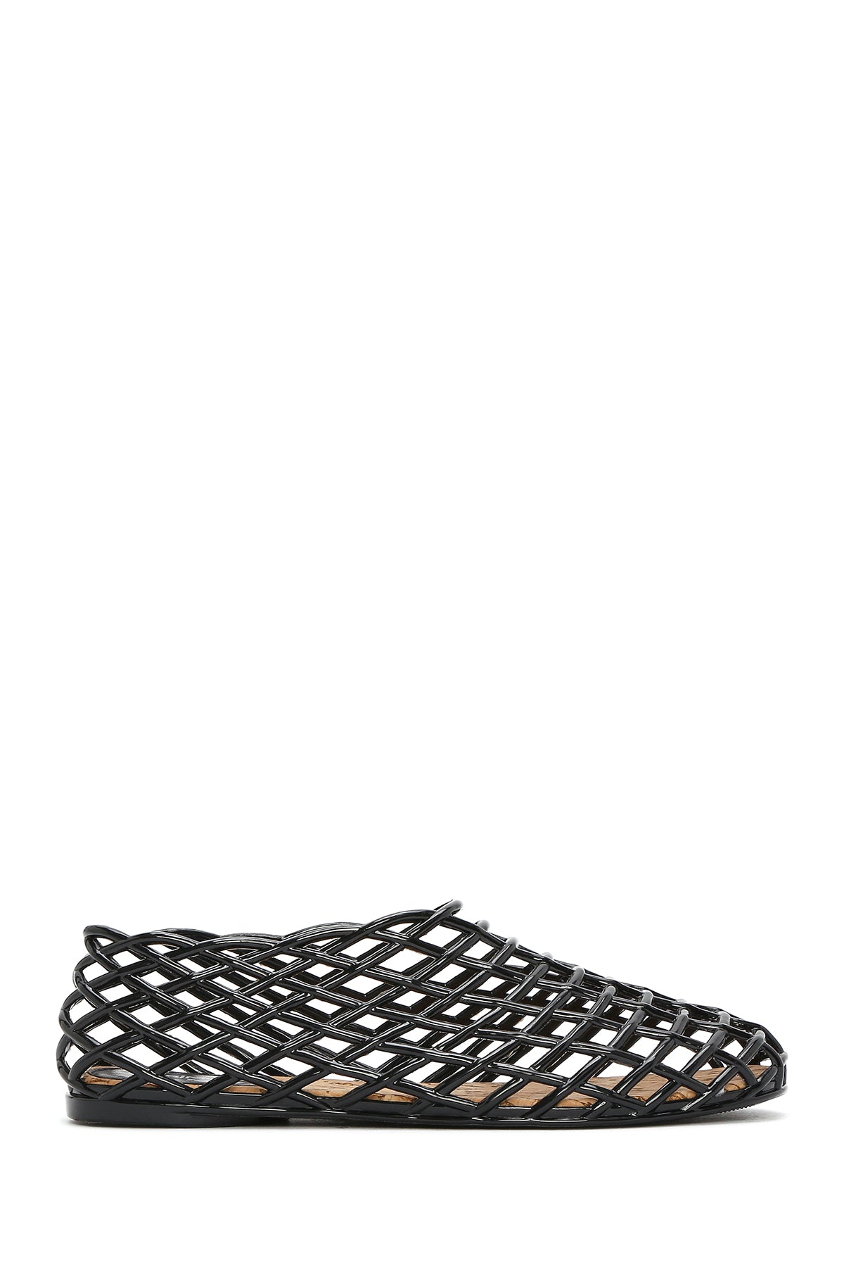 Women's Black Jelly Ballerina 25SFE4754PV | Derimod