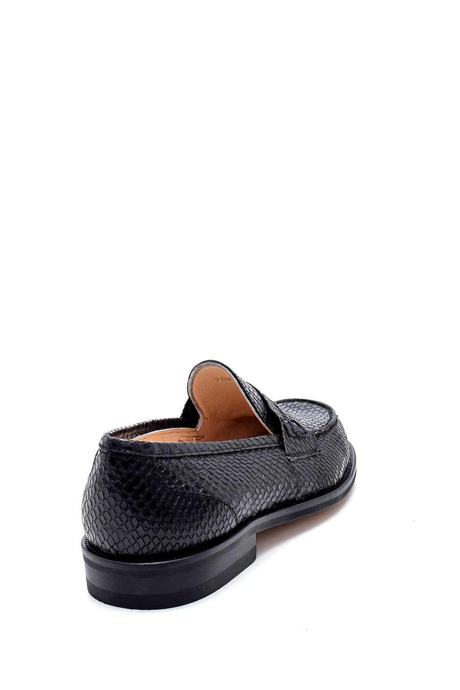 Women's Leather Snakeskin Patterned Loafer