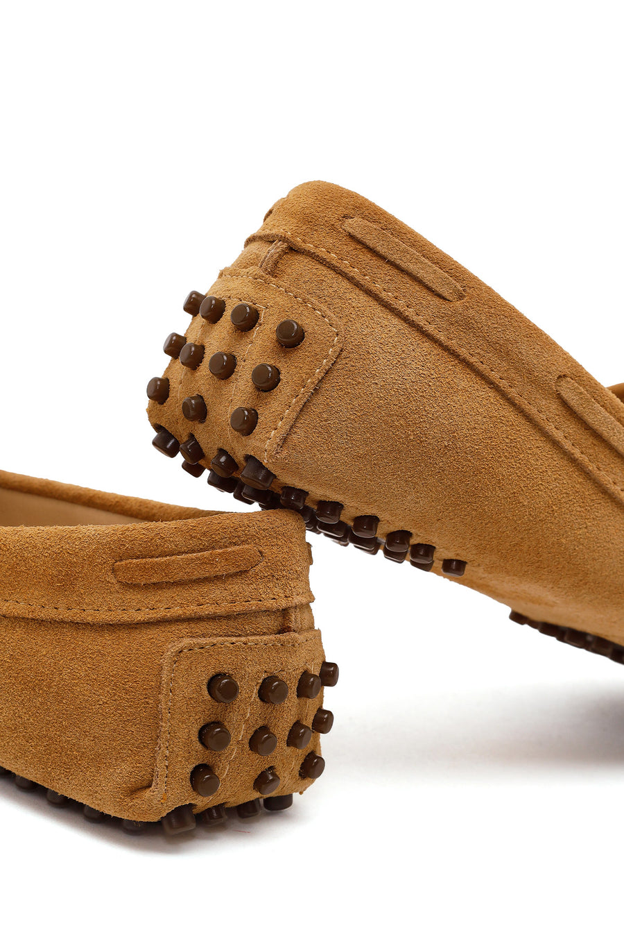 Kadın Camel Püsküllü Süet Deri Loafer