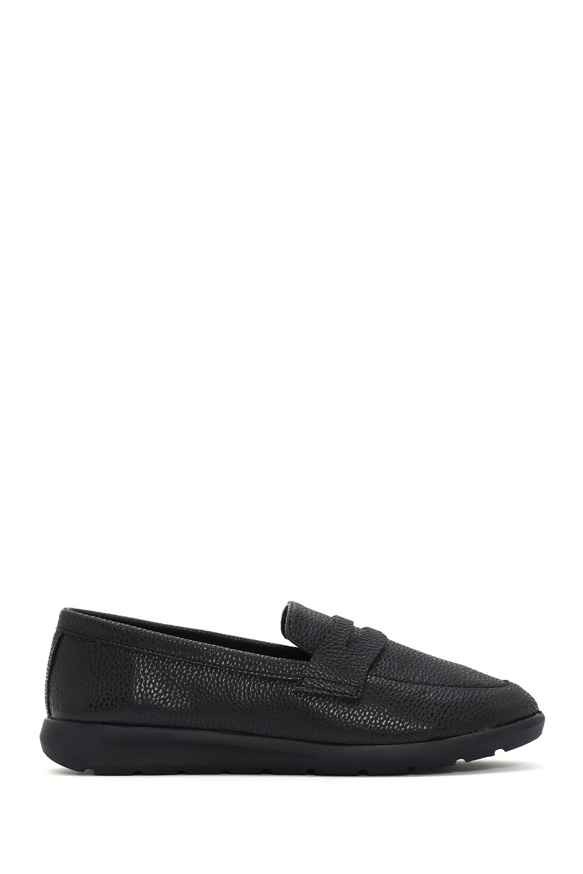 Women's Black Masculine Loafer 24SFE4025FT | Derimod