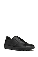 Geox Men's Black Spherica Ecub-1 Leather Sneaker | Derimod