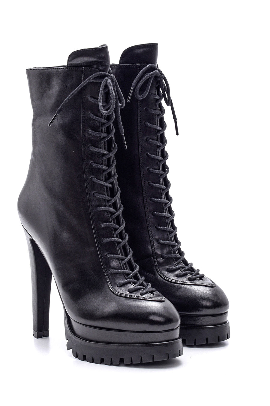 Women's Heeled Leather Boots