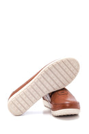 Women's Tan Leather Comfort Loafer | Derimod