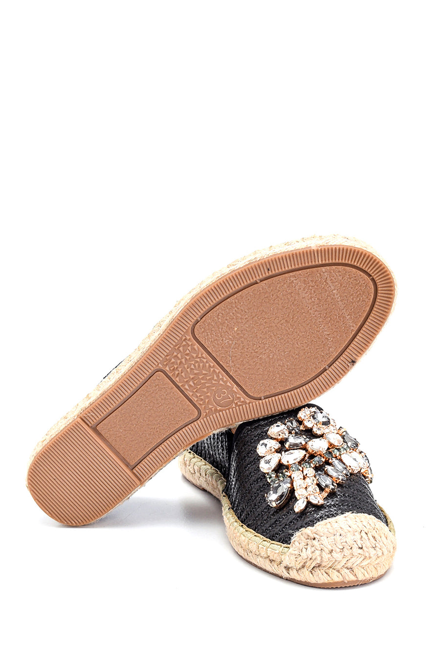 Kadın Taş Detaylı Espadril