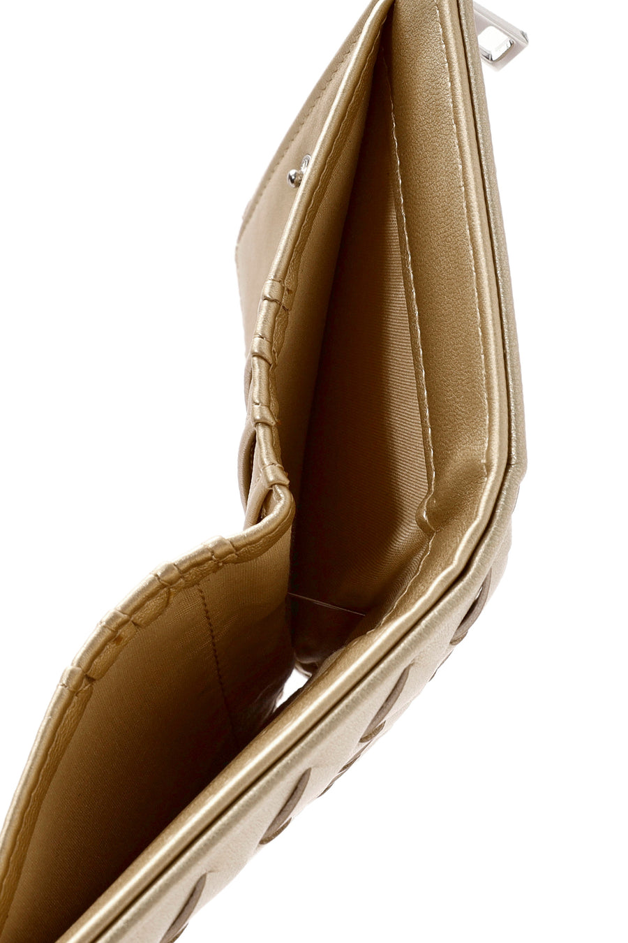 Women's Yellow Metallic Wallet