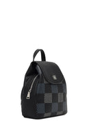 Women's Black Printed Backpack | Derimod