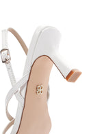 Women's White Heeled Sandals | Derimod