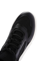 Women's Black Thick Soled Sneaker | Derimod