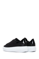 Women's Black Leather Sneaker | Derimod