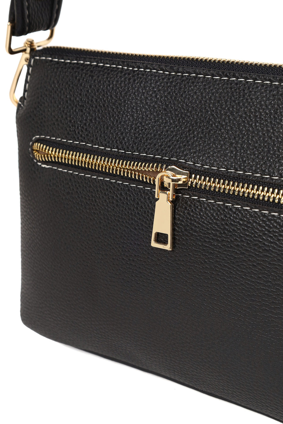 Woman Black Long Strap Shoulder Bag