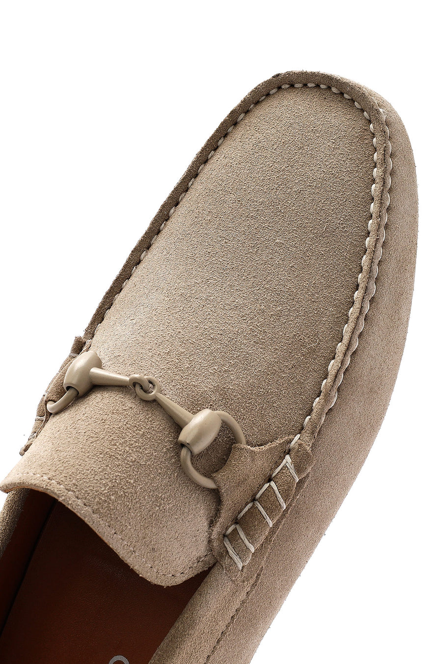 Men's Mink Suede Leather Loafer with Buckle