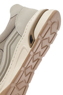 Men's Beige Lace-up Leather Sneaker | Derimod