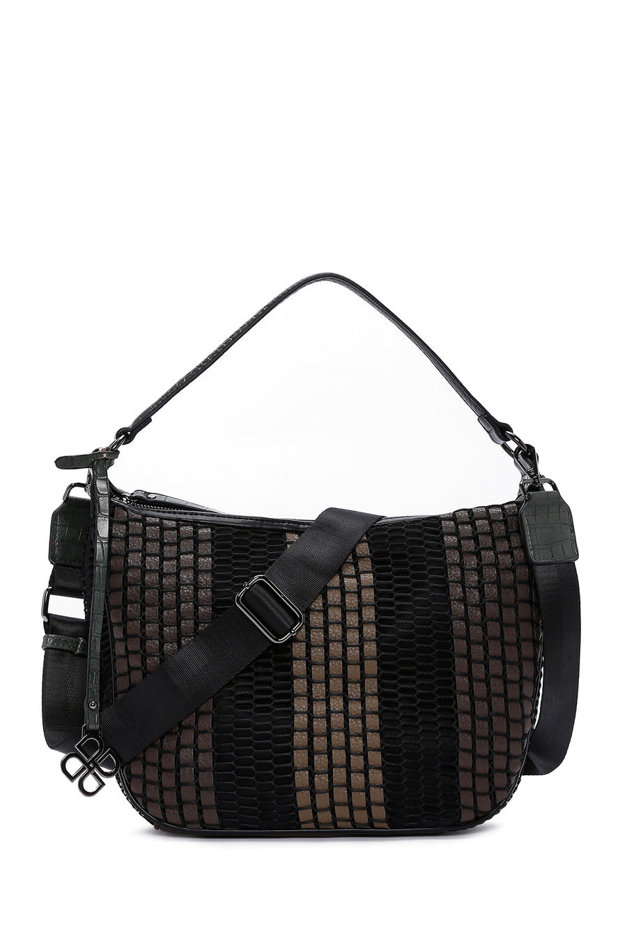Women's Black Copper Long Strap Shoulder Bag 23WBD25586F | Derimod