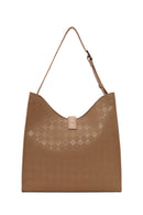 Woman Mink Printed Shoulder Bag | Derimod