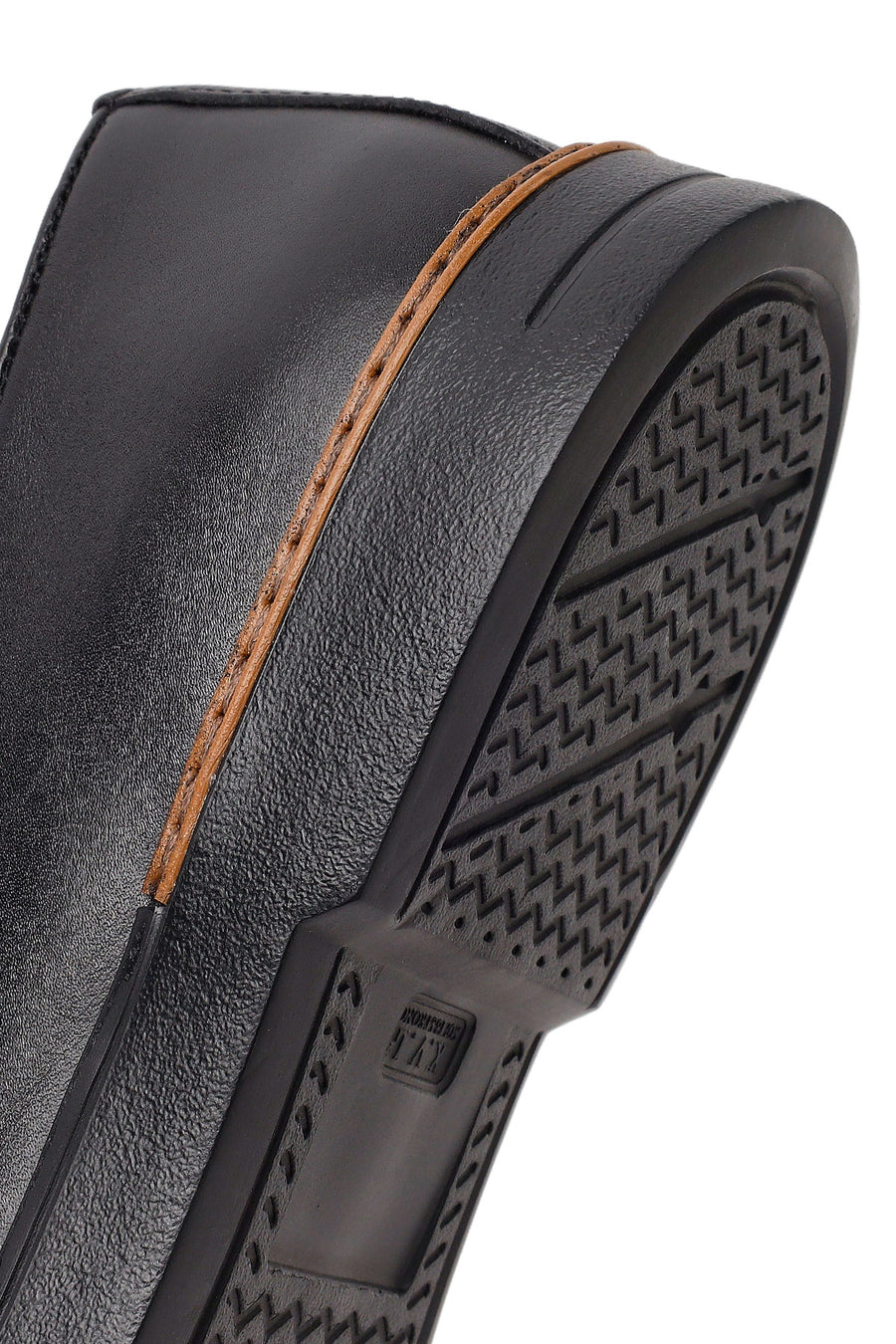 Men's Black Lace-up Leather Casual Shoes