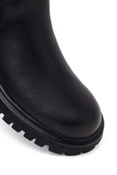 Male Black Leather Chelsea Boots | Derimod