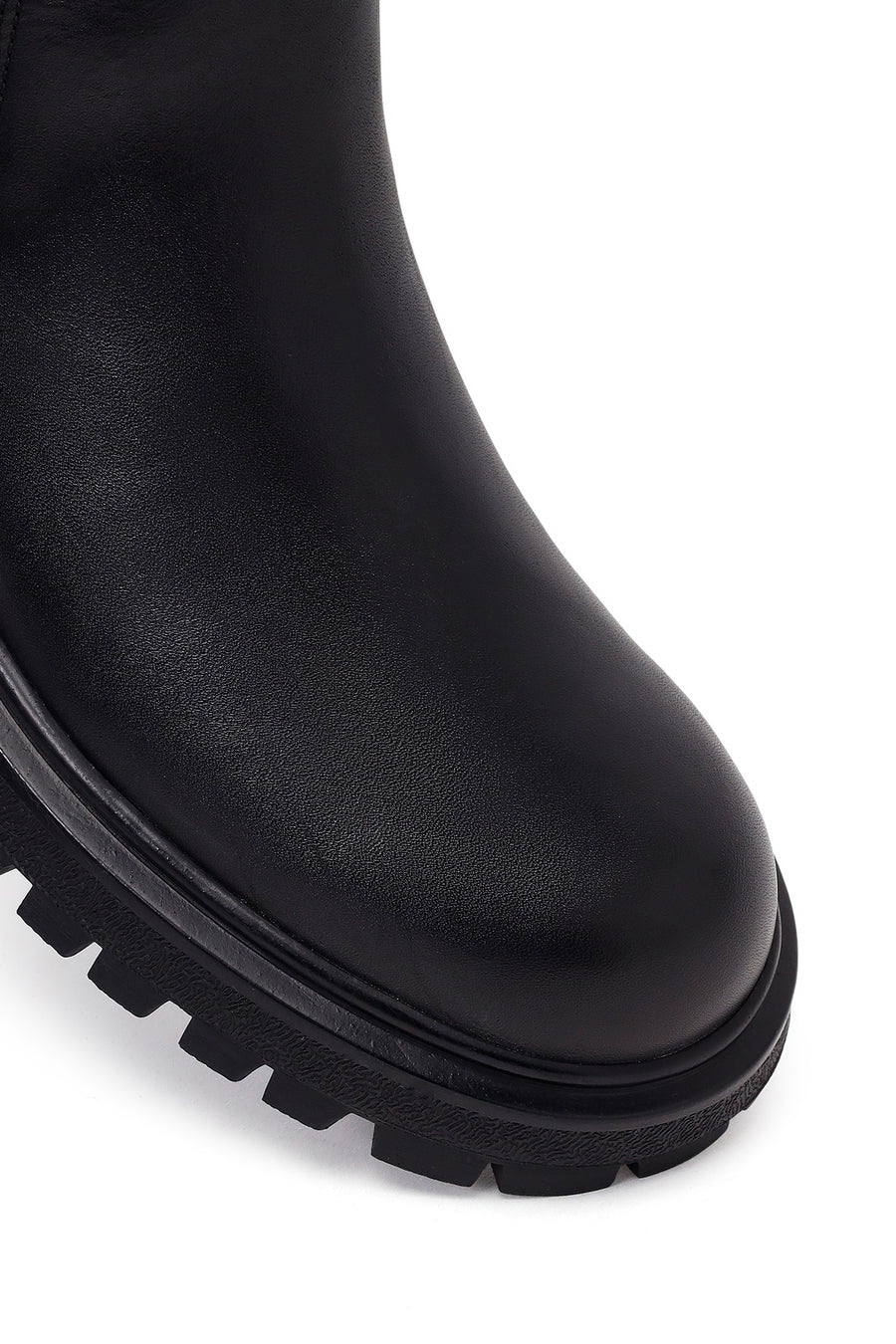 Male Black Leather Chelsea Boots
