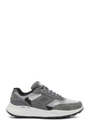 Skechers Men's Grey Equalizer Lace-Up Chunky Sole Sneakers | Derimod