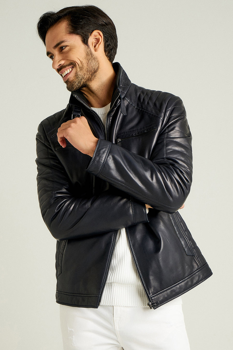 Ballet Men's Leather Jacket 18WGD6306HN | Derimod