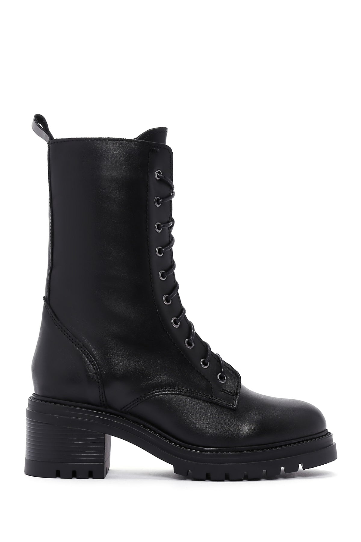 Women's Black Leather Boots 23WFD191018 | Derimod