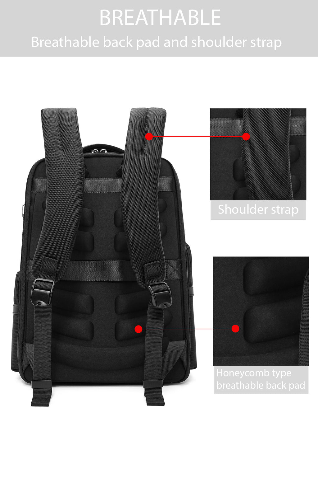 D-Pack Unisex Siyah Kumaş Sırt Çantası