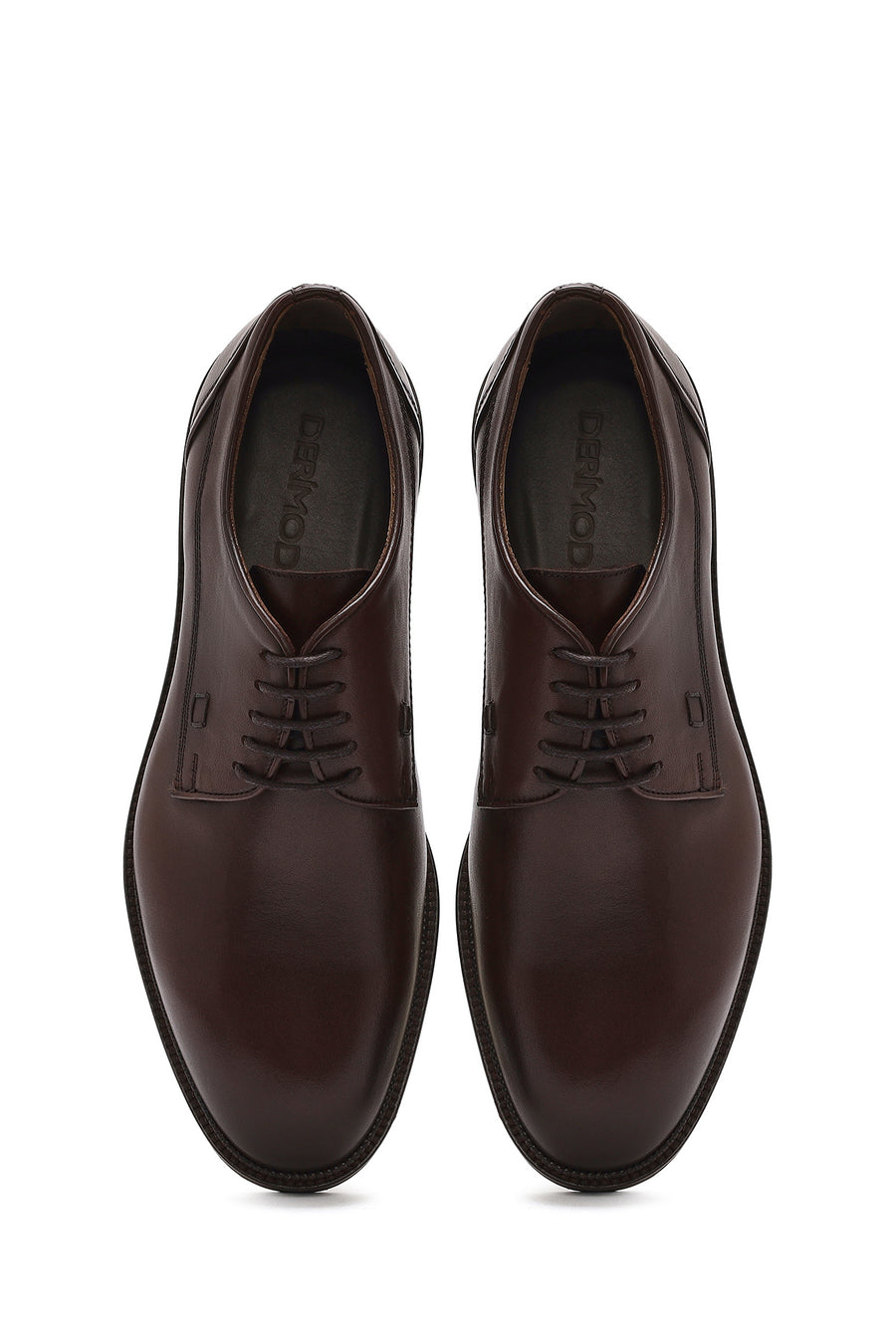
Men's Brown Lace-Up Leather Classic Shoes
