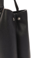 Women's Black Long Strap Fabric Handbag | Derimod