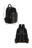 Woman Black Printed Backpack | Derimod
