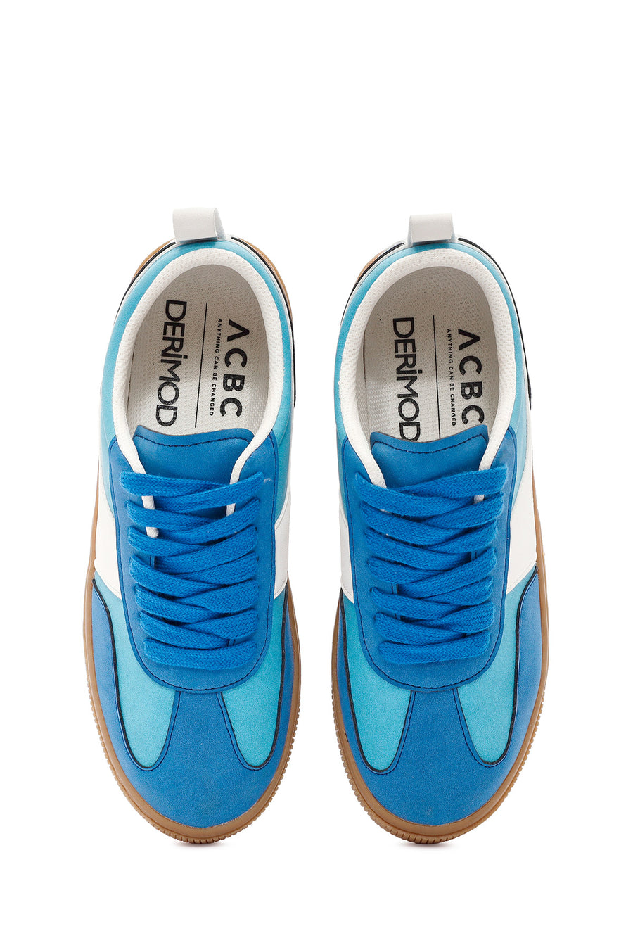 ACBC x Derimod Kadın Mavi Bağcıklı Süet Sneaker
