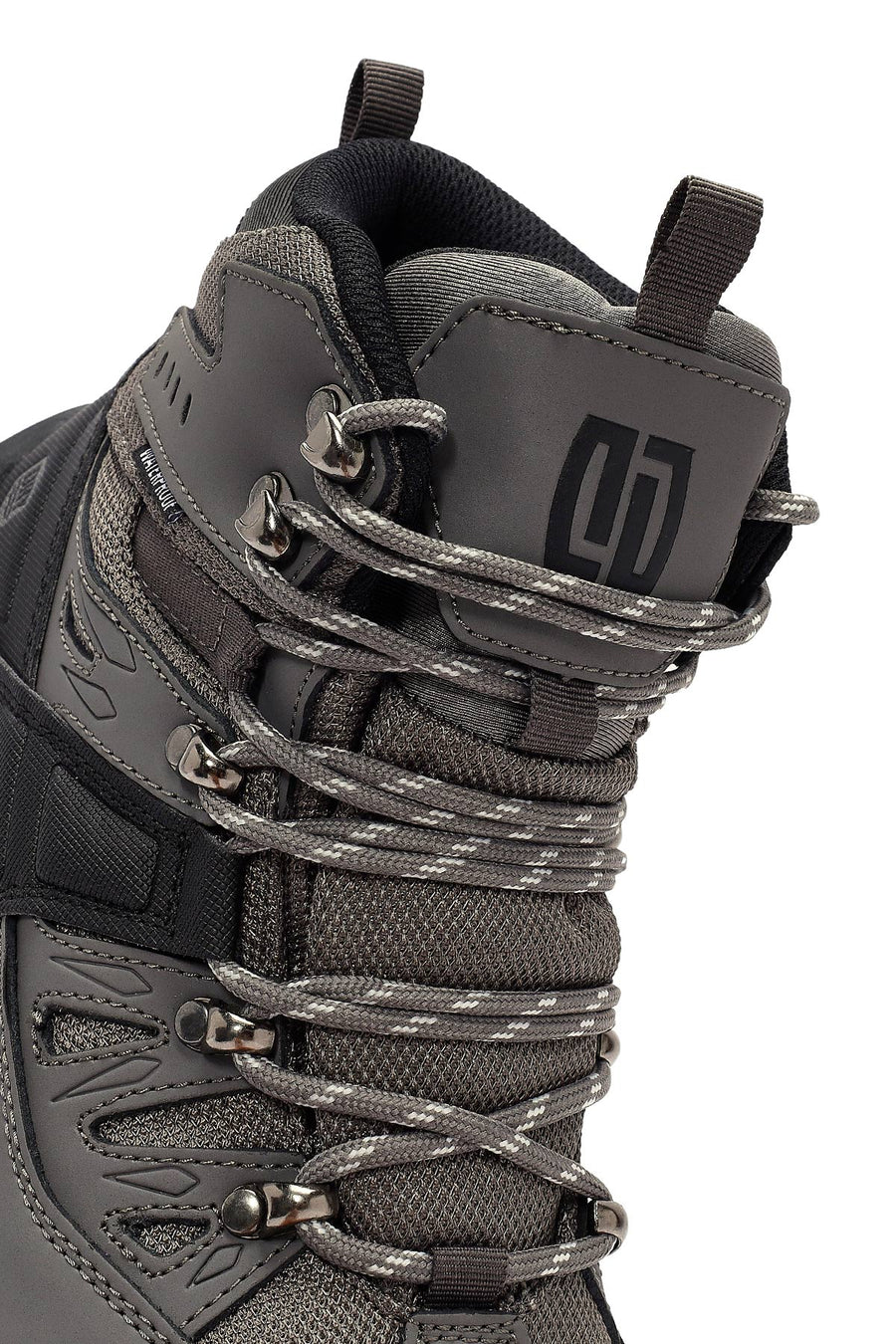 Derimod Dry Erkek Gri Bağcıklı Waterproof Outdoor Deri Bot